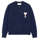 Cardigan ami de coeur in blu Ami paris - unisex 