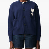 Cardigan ami de coeur in blu Ami paris - unisex 