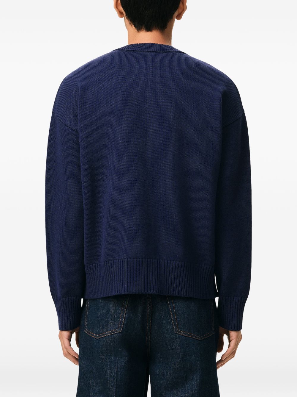 Cardigan ami de coeur in blu Ami paris - unisex 