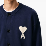 Cardigan ami de coeur in blu Ami paris - unisex 