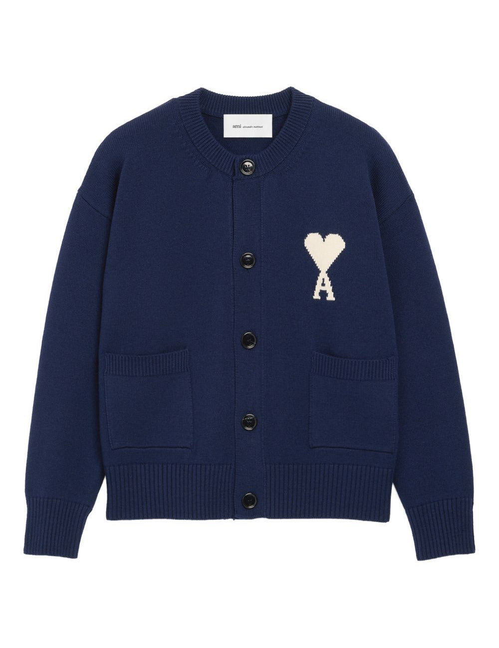 Cardigan ami de coeur in blu Ami paris - unisex 