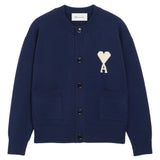 Cardigan ami de coeur in blu Ami paris - unisex 
