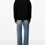 Maglione ami de coeur in nero Ami paris - unisex 