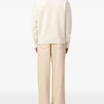 Maglione con logo in avorio Ami Paris - unisex 