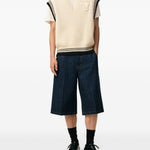 Gilet con scollo a v ami de coeur in beige Ami paris - unisex 