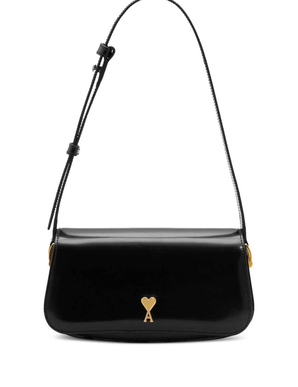 Borsa a spalla mini Paris Paris in nero ami paris - unisex 