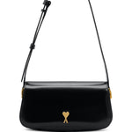 Borsa a spalla mini Paris Paris in nero ami paris - unisex 