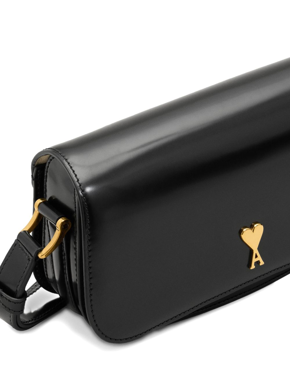 Borsa a spalla mini Paris Paris in nero ami paris - unisex 