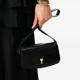 Borsa a spalla mini Paris Paris in nero ami paris - unisex 