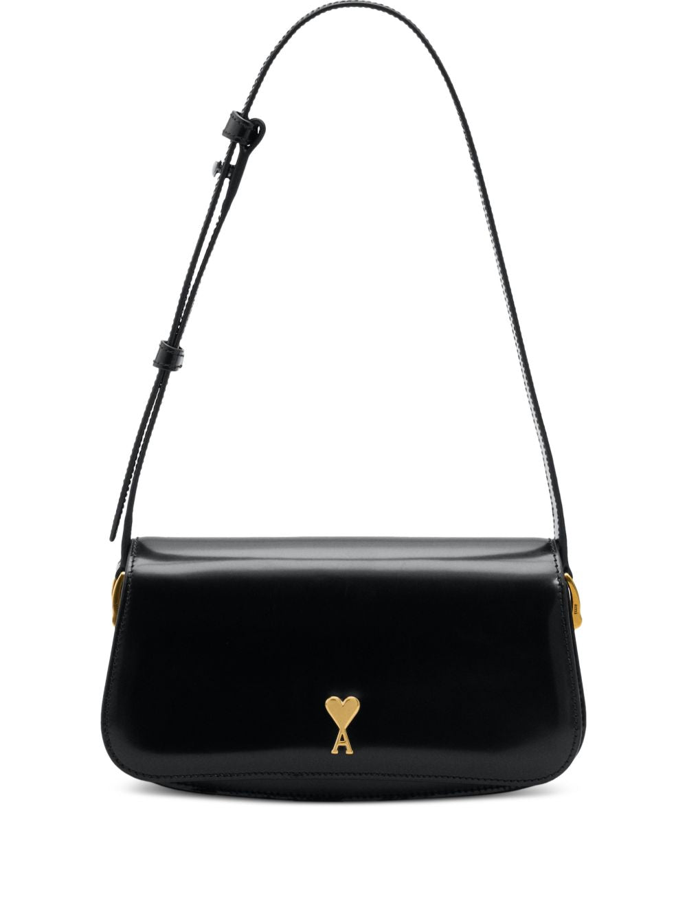 Borsa a spalla mini Paris Paris in nero ami paris - unisex 