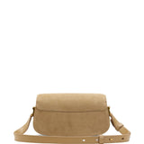 Borsa a spalla mini Paris Paris in pelle scamosciata beige ami paris - unisex 