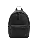 Zaino marcel in nylon in nero Ami paris - unisex 