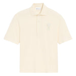 Polo Ami de Coeur con applicazione in bianco Ami paris - uomo 