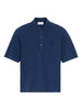 Ami de Coeur Polo Shirt with Blue Ami Paris Application - Men's