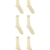 Set di tre calzini in avorio logo ami de couer ami paris - unisex 