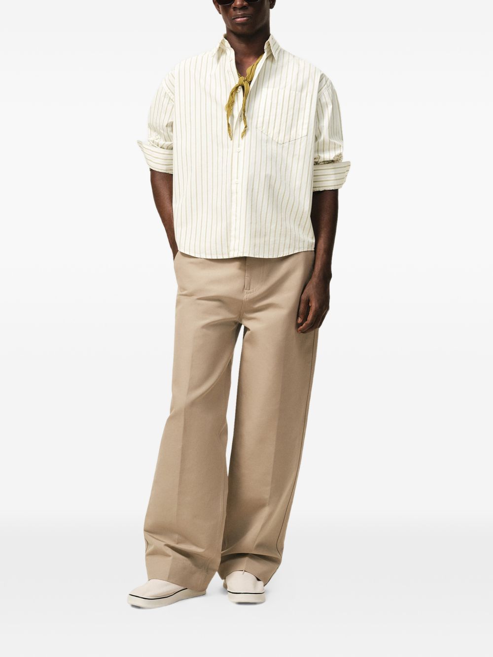 Camicia Ami de Coeur a righe in bianco Ami Paris - donna 