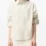 Camicia Ami de Coeur a righe in bianco Ami Paris - donna 