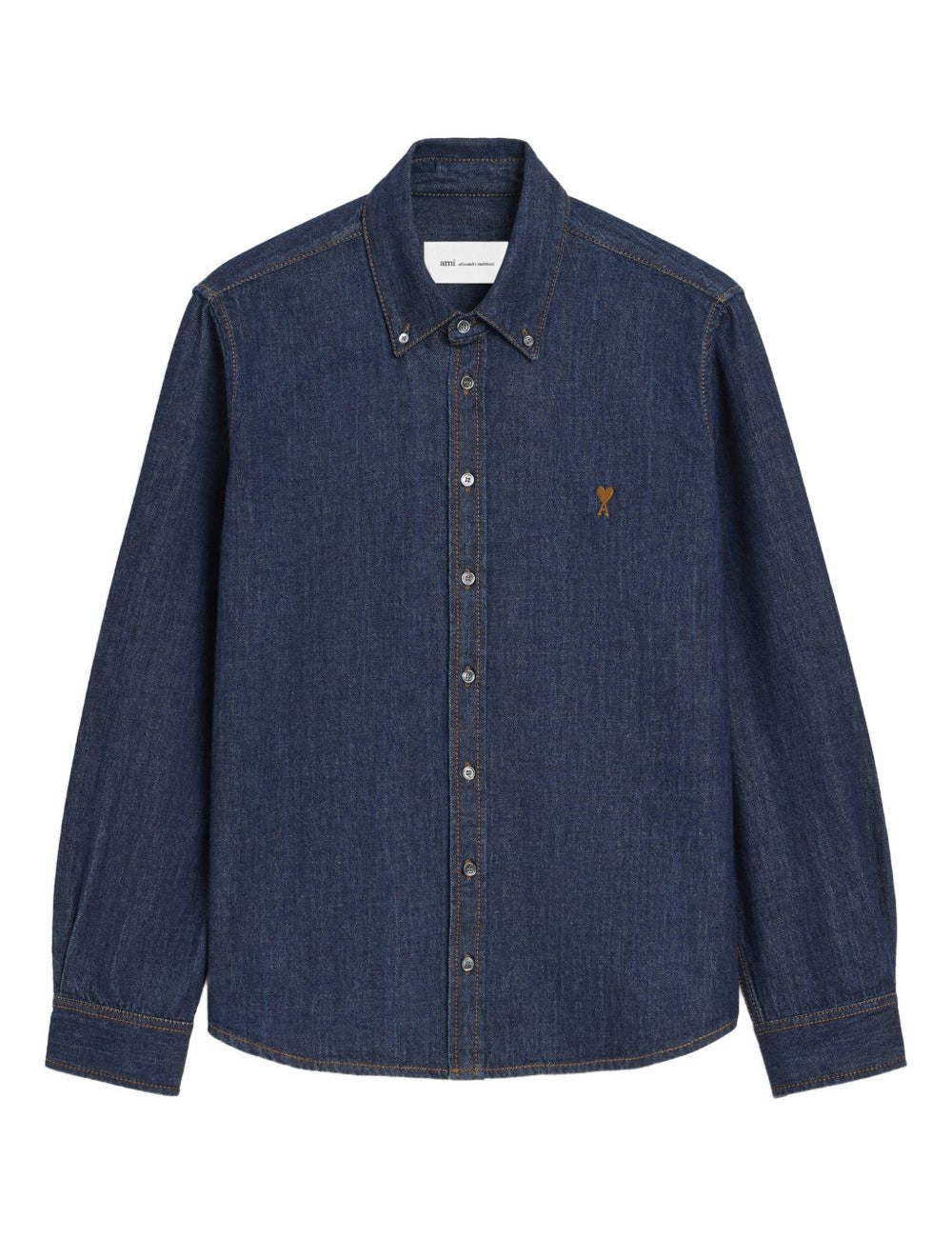 Camicia in denim blu Ami Paris - donna 