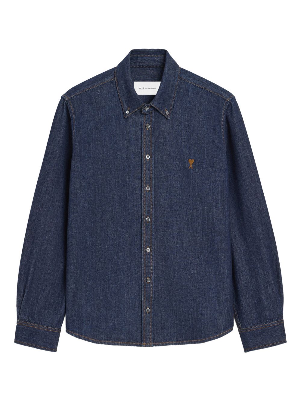 Camicia in denim blu Ami Paris - donna 