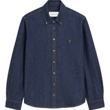Camicia in denim blu Ami Paris - donna 