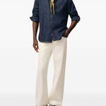 Camicia in denim blu Ami Paris - donna 