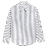 Camicia ami de coeur a righe in blu e bianco Ami Paris - donna 