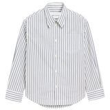 Camicia ami de coeur a righe in blu e bianco Ami Paris - donna 