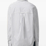 Camicia ami de coeur a righe in blu e bianco Ami Paris - donna 