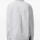 Camicia ami de coeur a righe in blu e bianco Ami Paris - donna 