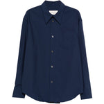 Camicia con tasche in blu AMI Paris - donna 