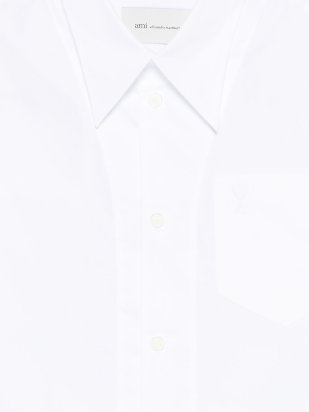 Camicia lunga Ami de Coeur in bianco Ami Paris - donna 