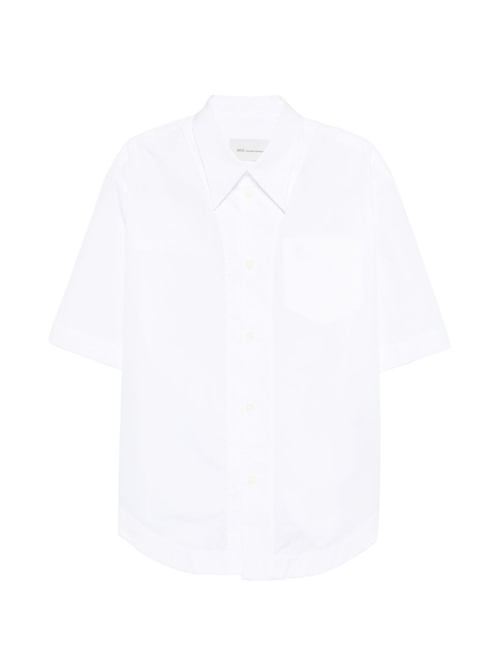Camicia lunga Ami de Coeur in bianco Ami Paris - donna 
