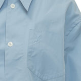 Camicia lunga Ami de Coeur in azzurro Ami Paris - donna 