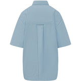 Camicia lunga Ami de Coeur in azzurro Ami Paris - donna 