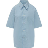 Camicia lunga Ami de Coeur in azzurro Ami Paris - donna 