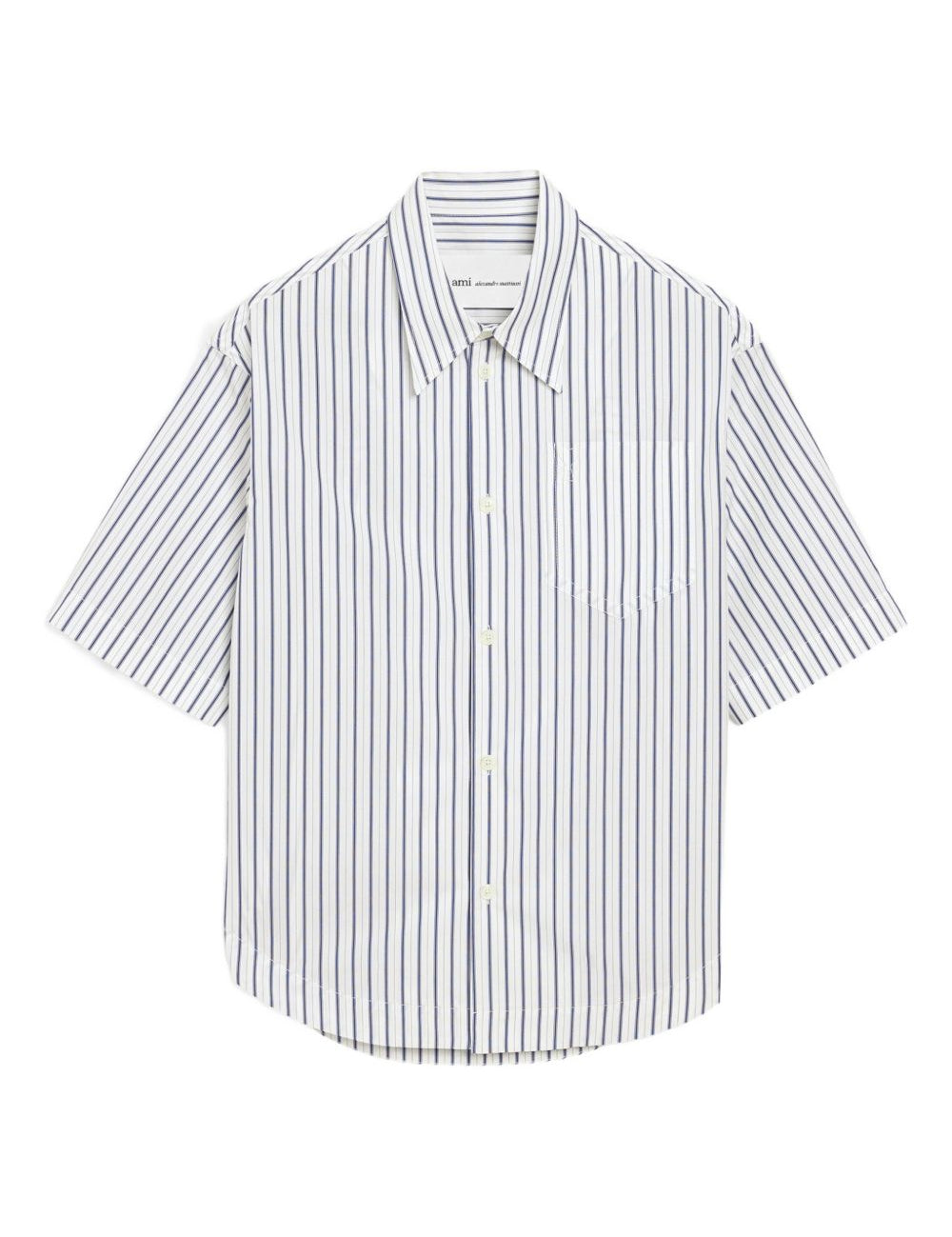 Camicia Ami de Coeur a righe in bianco Ami Paris - donna 