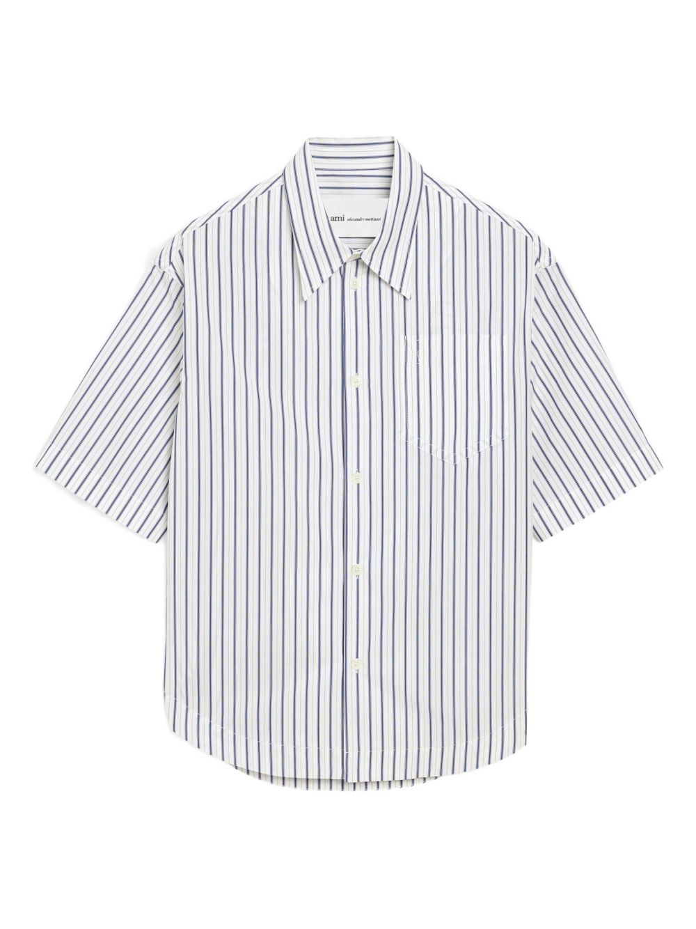 Camicia Ami de Coeur a righe in bianco Ami Paris - donna 