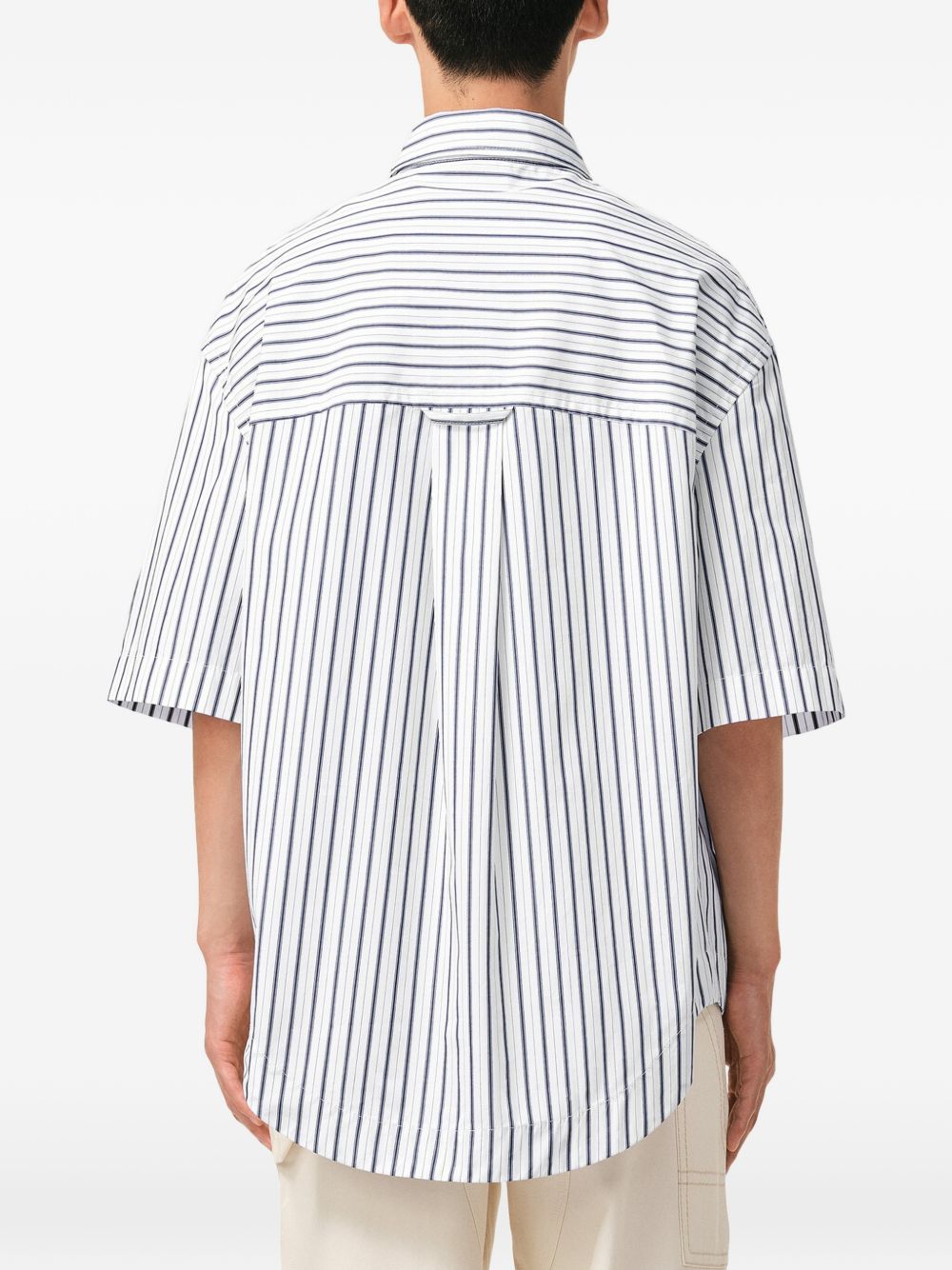 Camicia Ami de Coeur a righe in bianco Ami Paris - donna 