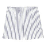 Shorts con vita elasticizzata in bianco Ami paris - uomo 