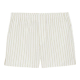 Shorts a righe in bianco Ami paris - uomo 