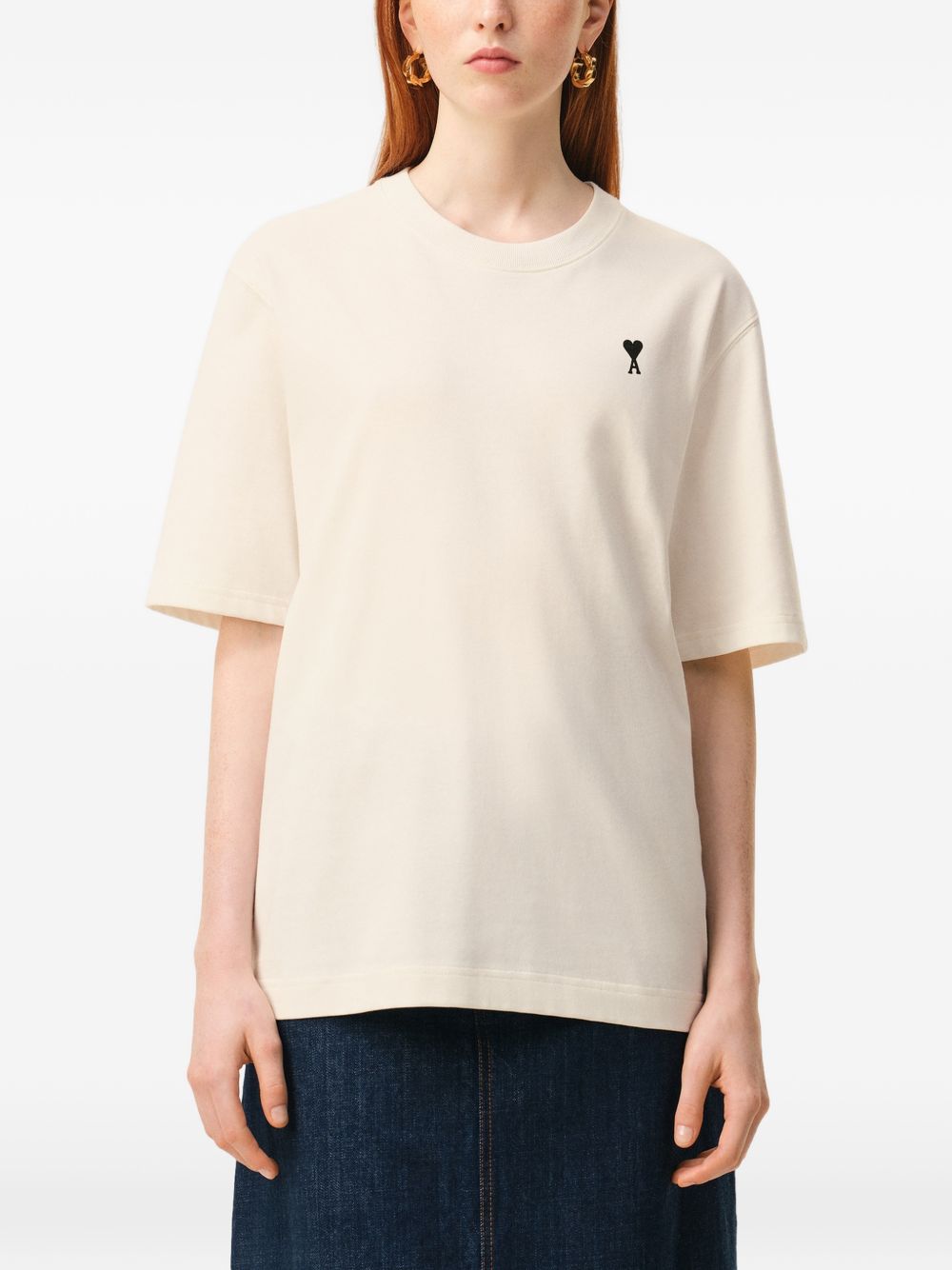 T-shirt Grafica Place Des Victoires in bianco Ami paris - uomo 