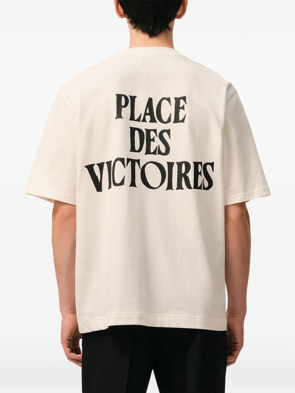T-shirt Grafica Place Des Victoires in bianco Ami paris - uomo 