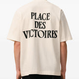 T-shirt Grafica Place Des Victoires in bianco Ami paris - uomo 
