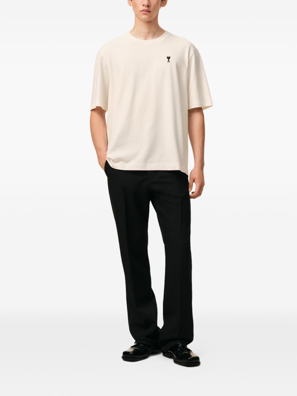 T-shirt Grafica Place Des Victoires in bianco Ami paris - uomo 