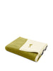 Asciugamano jacquard ami de coeur in bianco e verde Ami paris - unisex