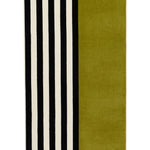 Asciugamano jacquard ami de coeur in bianco e verde Ami paris - unisex 