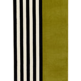 Asciugamano jacquard ami de coeur in bianco e verde Ami paris - unisex 