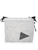 Borsa a tracolla con stampa logo in grigio And wander - uomo