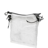 Borsa a tracolla con stampa logo in grigio And wander - uomo 
