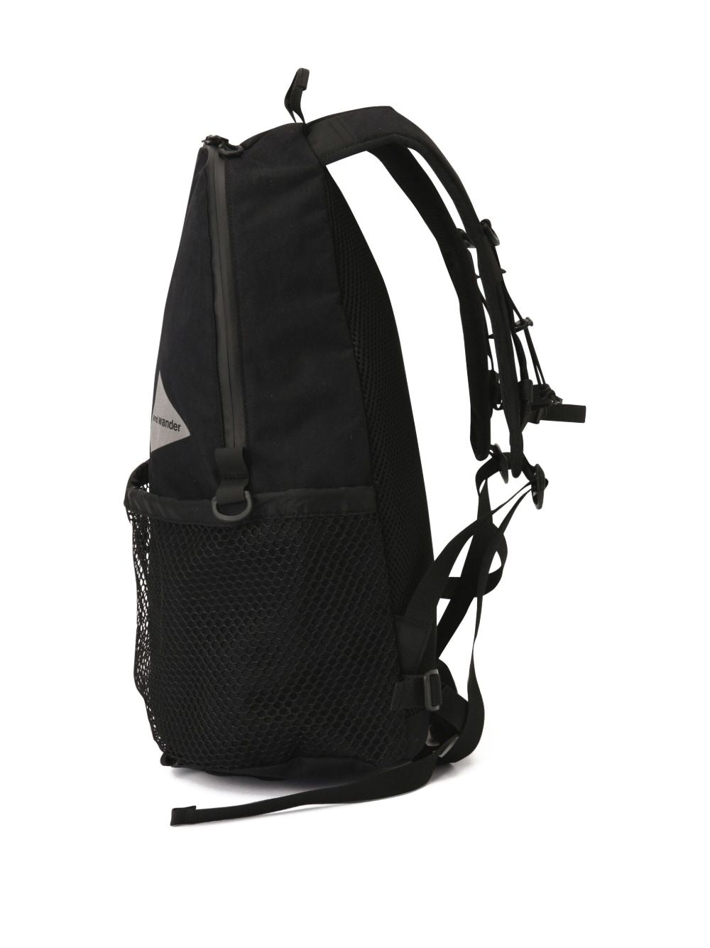 Zaino con stampa in nero And wander - uomo 